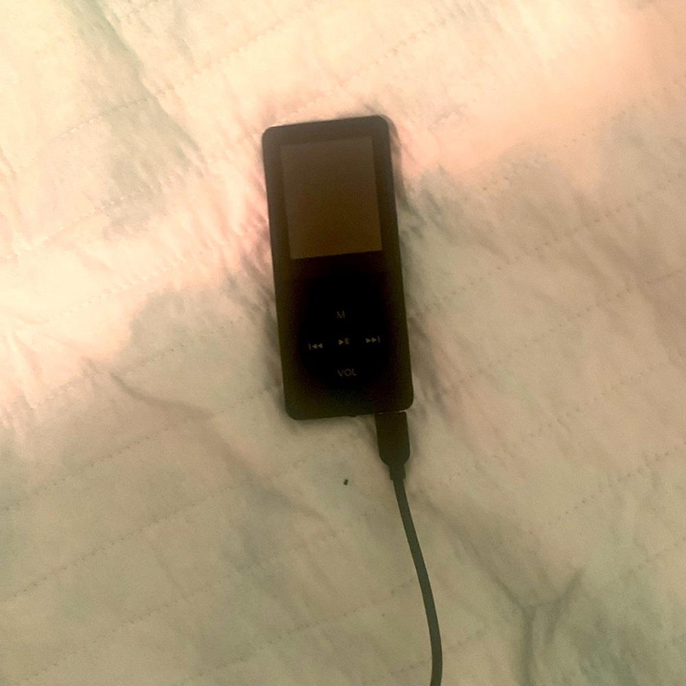 It an MP3! It was never used I mean ever. You can get songs on MP3 juices